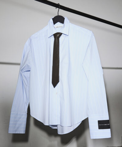Alternative view of Haute L’Amitié - Sophie Classy Stripe Shirt – Pale Blue
