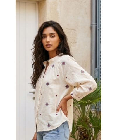 Alternative view of Lecoco - Isadora Shirt – Off White