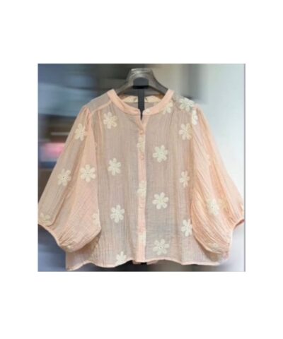 Alternative view of Lecoco - Veronica Shirt – Rosa