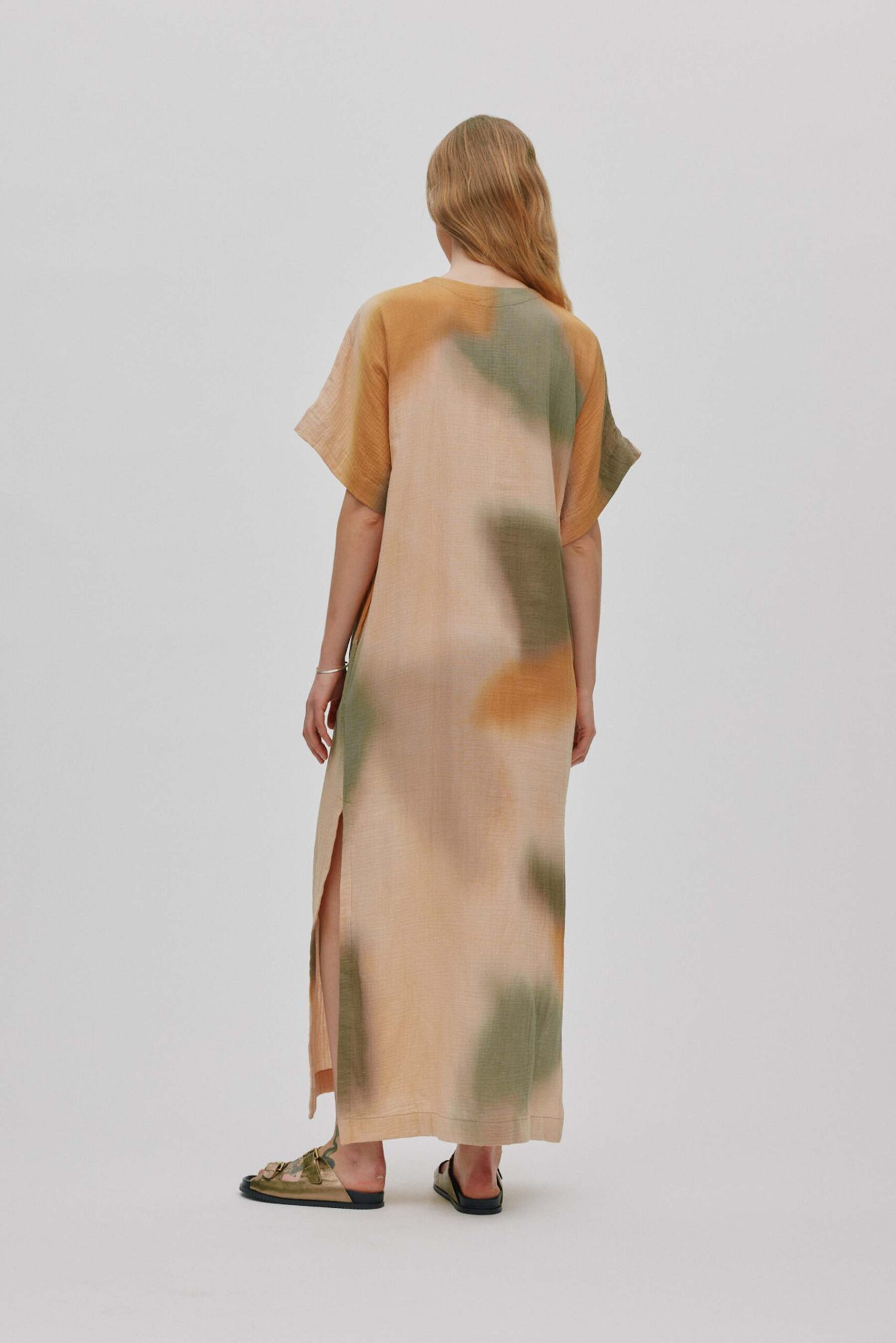 Rabens Saloner - Inza Water Color Column Dress – Dessert Combo - Billede 2