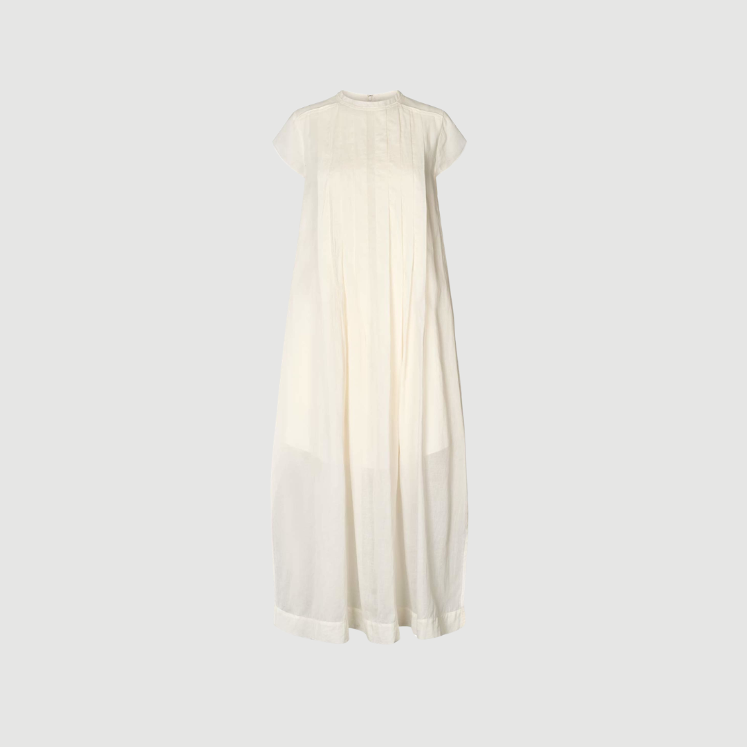 Rabens Saloner - Taya Multi Layer Long Dress – Bone