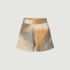 Water Color Shorts Lania fra Rabens Saloner i Dessert Combo er elegante shorts med håndfarvet print og afslappet pasform. Perfekte sommershorts med let kvalitet og et kunstnerisk udtryk.