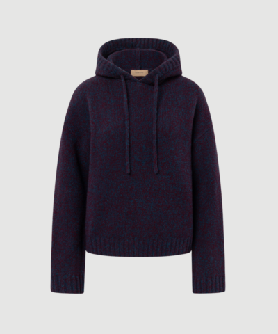 Rue de Tokyo - Kesar Novelty Knit – Navy / Aubergine