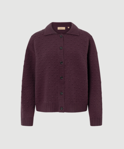 Rue de Tokyo - Kian Merino Knit – Aubergine