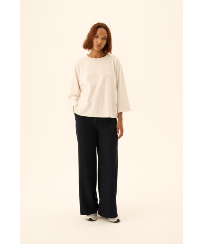 Alternative view of Rue de Tokyo - Phelia Solid Tailoring Pants – Navy