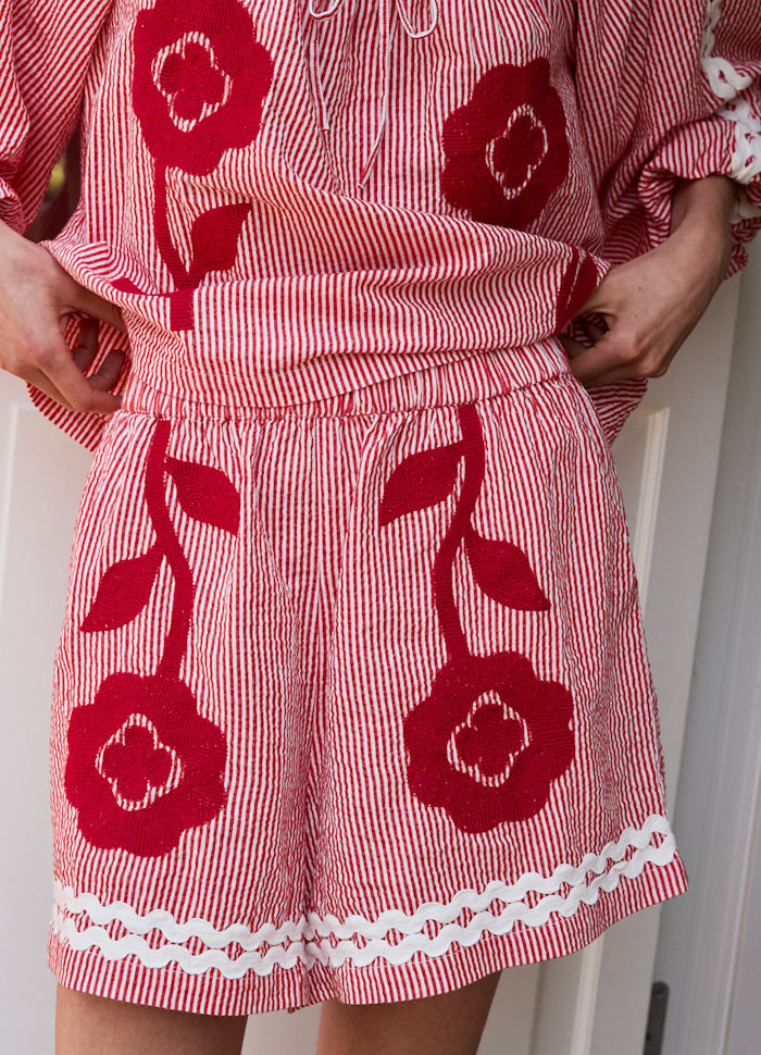 Sissel Edelbo - Abelone Shorts - Rød - Billede 2