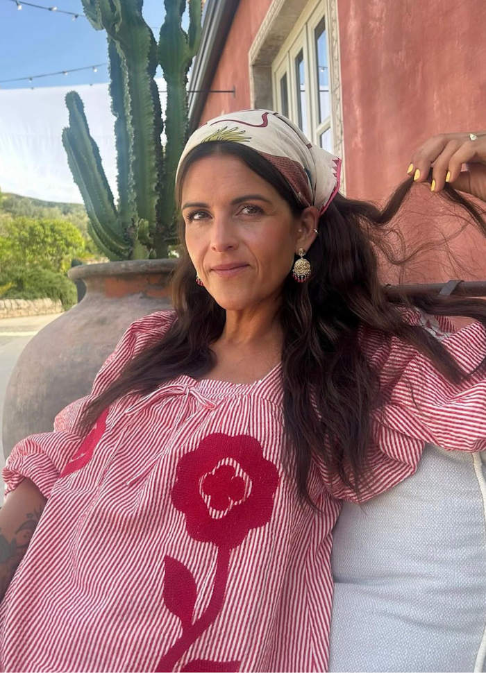 Sissel Edelbo - Abelone Top - Rød - Billede 3