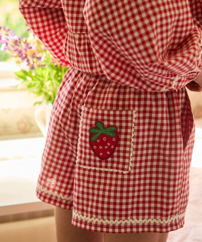 Alternative view of Sissel Edelbo - Bobbie Shorts – Red Checks