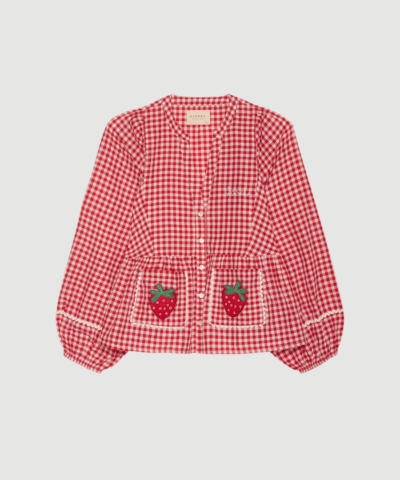 Sissel Edelbo - Bobbie Top – Red Checks