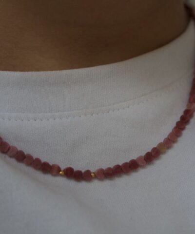 Alternative view of Stine A - Pink Love Hearts Necklace - Rosa