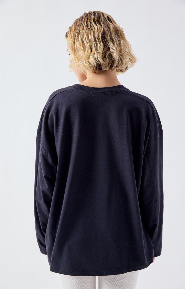 American Vintage - Gixy T‑shirt – Noir (Black) - Billede 3