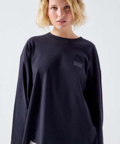Alternative view of American Vintage - Gixy T‑shirt – Noir (Black)