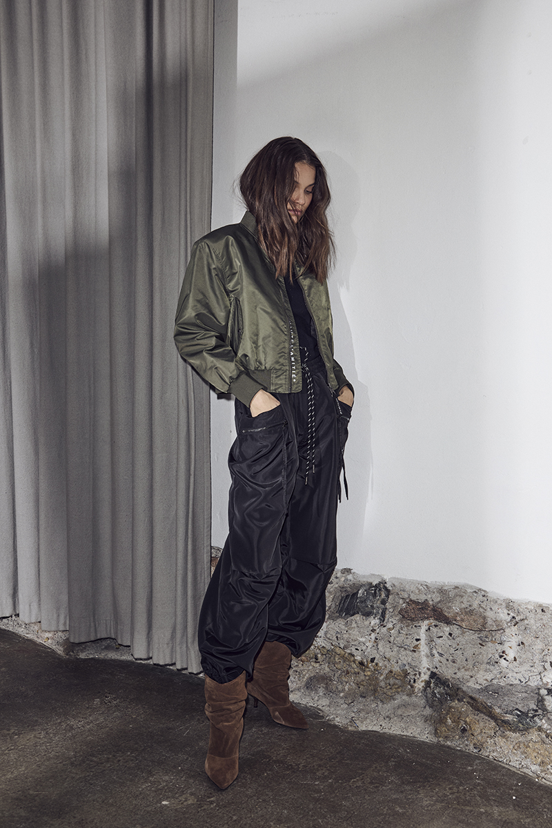 Haute L`amitié - Sally Crop Bomber – Army - Billede 2