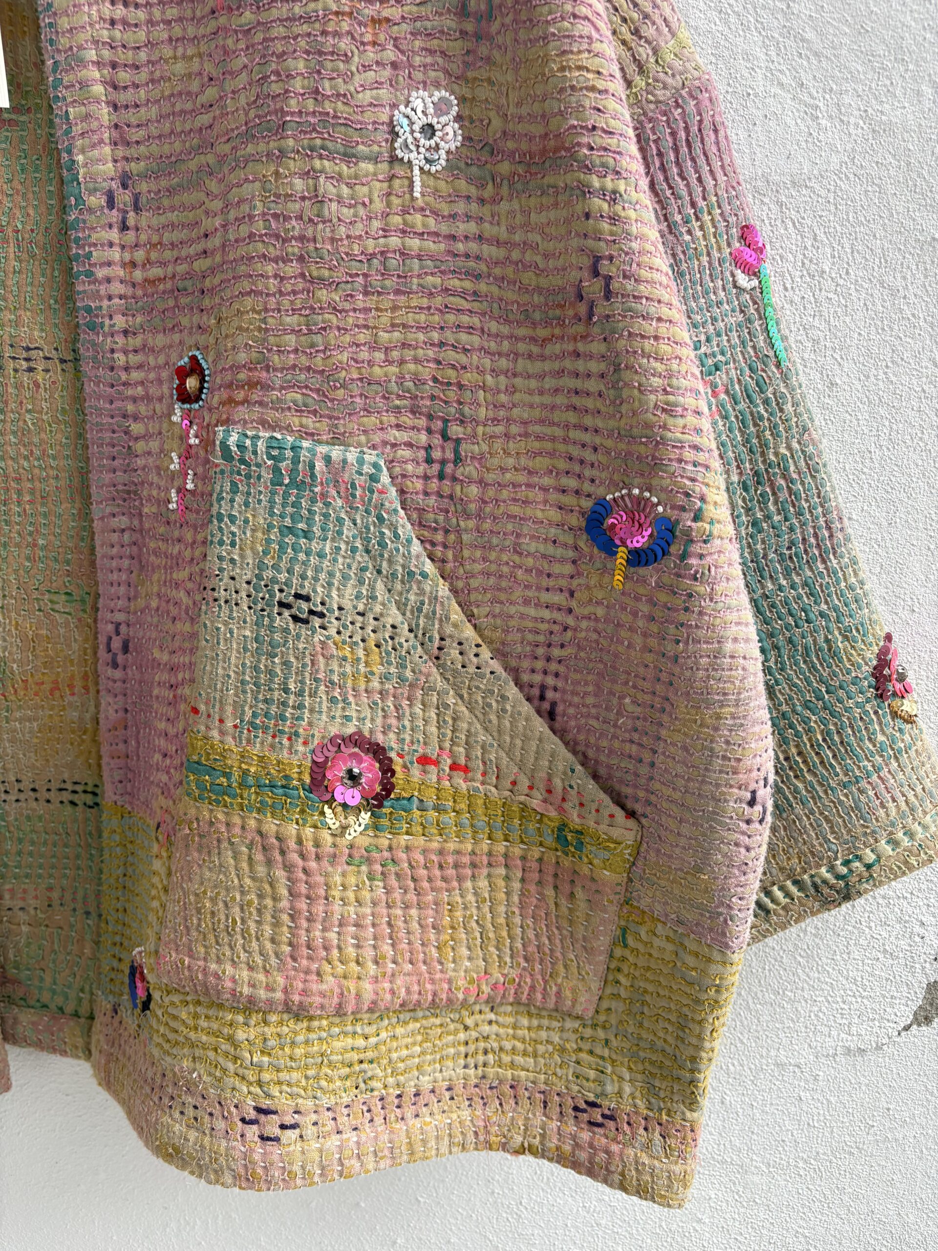 Sissel Edelbo - Tyler Sequins Jacket – Vintage Kantha Flower Garden No. 57 - Billede 3