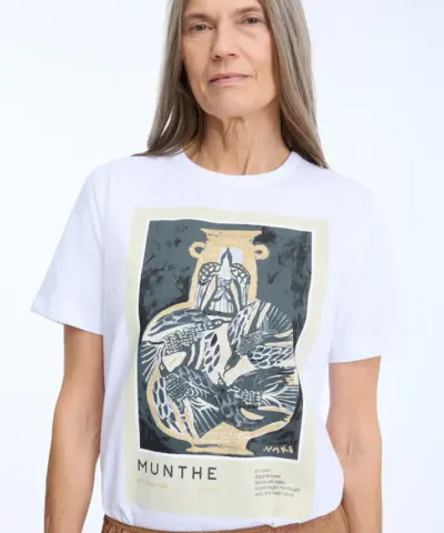 Alternative view of Munthe - Nynne T-shirt – White
