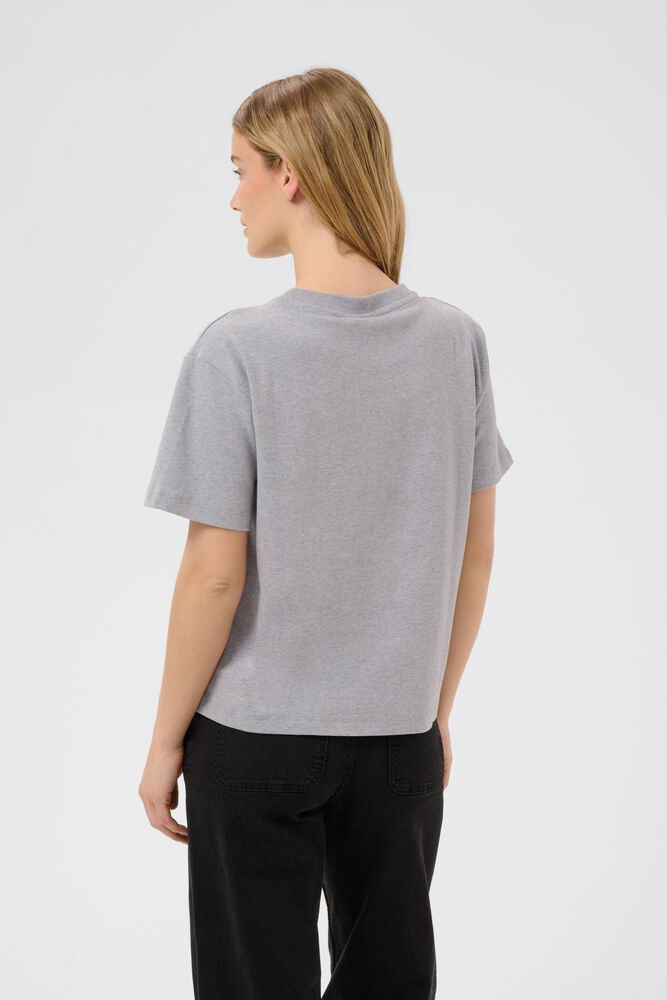 Part Two - AnnePW T‑Shirt – Medium Grey Melange - Billede 4