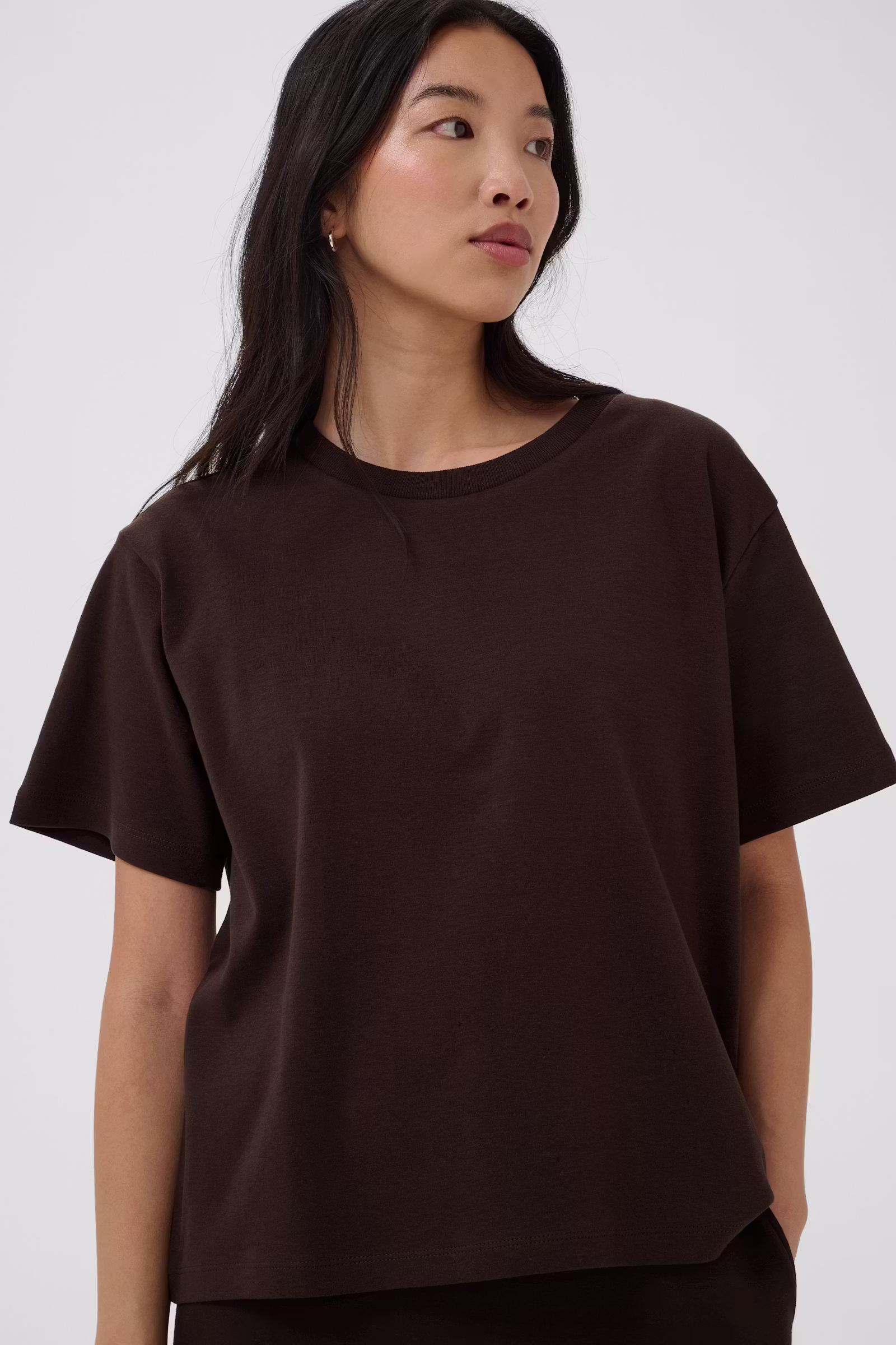 Part Two - AnnePW T‑Shirt – Mole / Brown - Billede 6