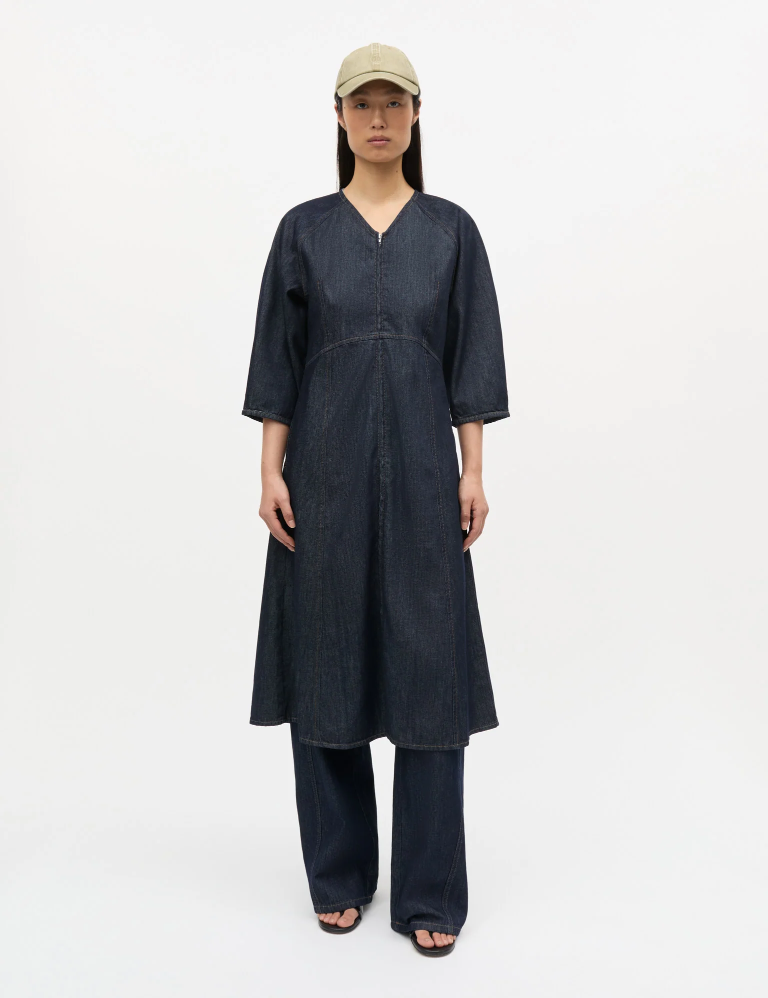 Mads Nørgaard - Cosy Denim Gudrun Dress - Rinse - Billede 2