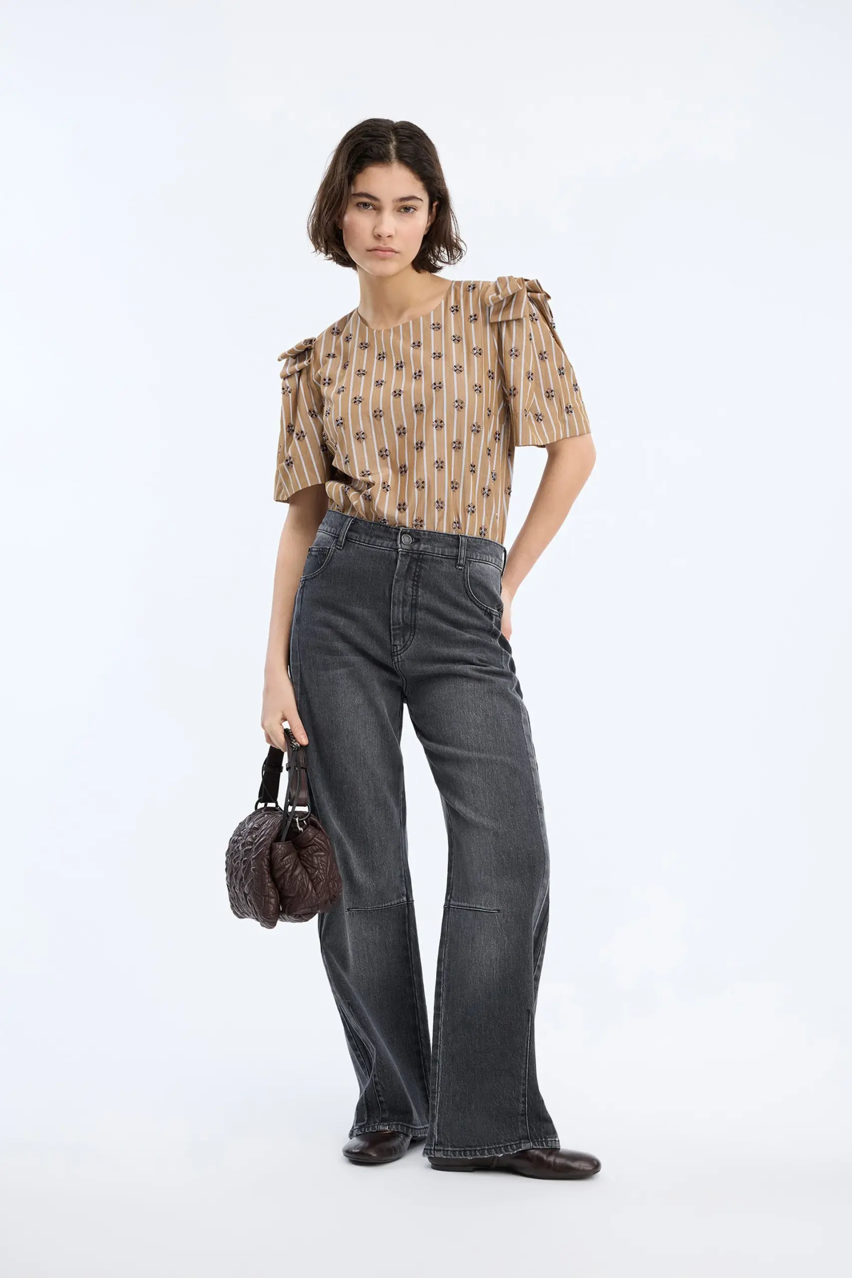 Munthe - Vapouri Bluse - Nature - Billede 3