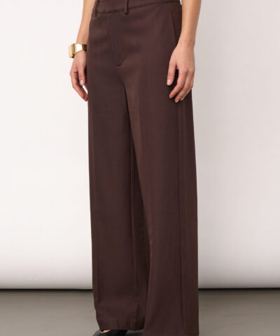 Alternative view of Co'couture - Luna Wide Pant - Dark Brown