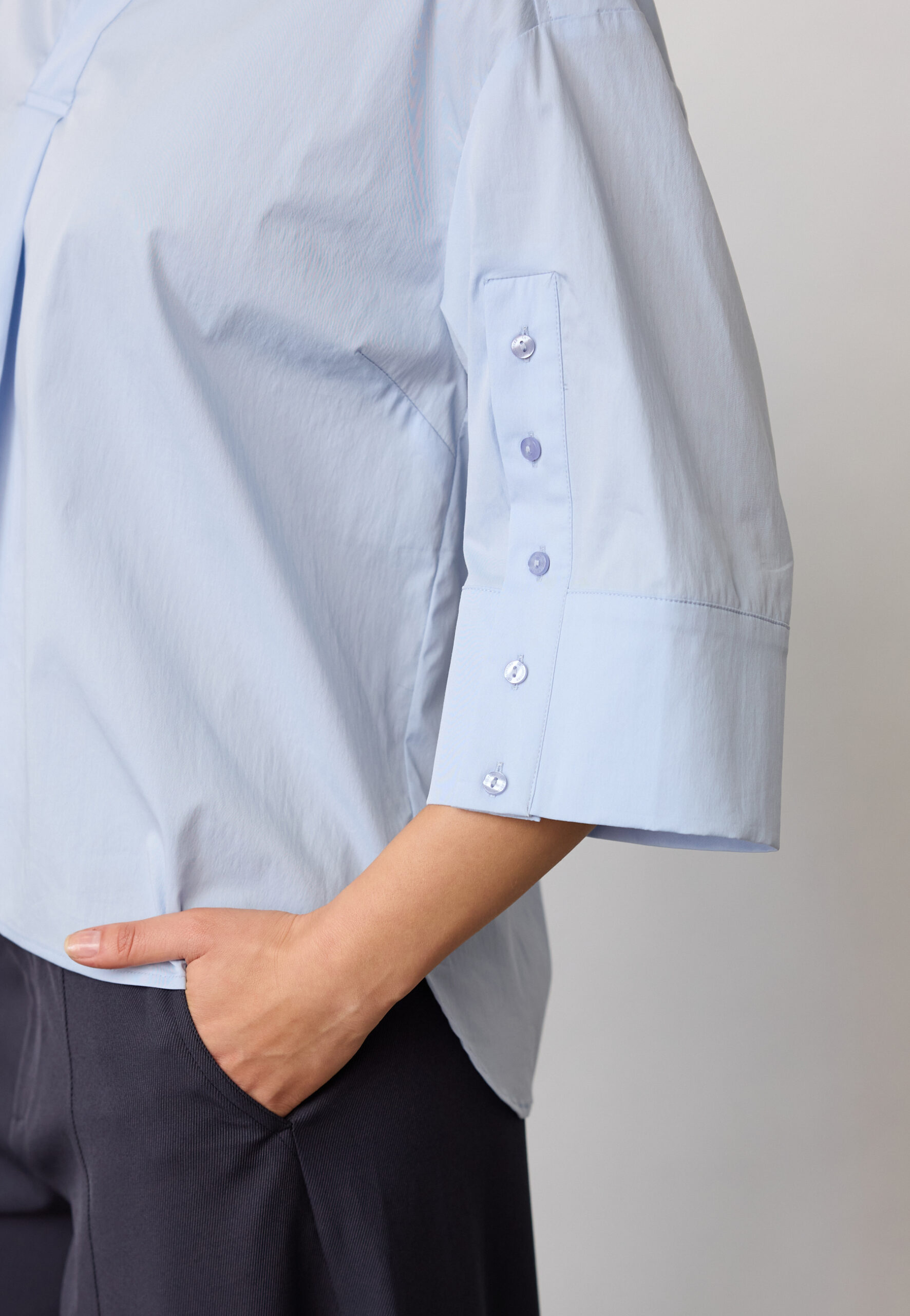 Co'couture - Poppy V-Blouse - White - Billede 3