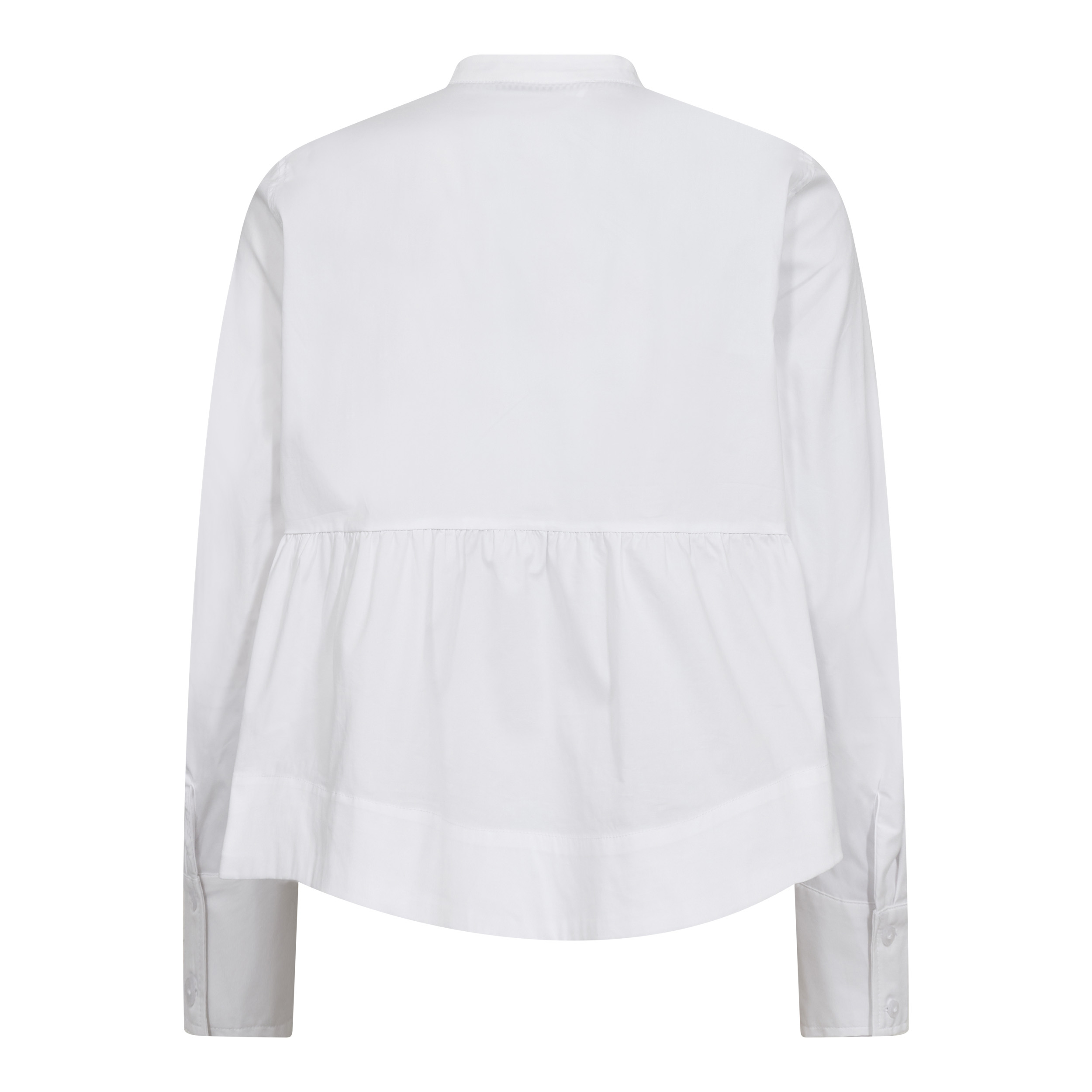 Co’couture – Poppy LS Flare Blouse – White - Billede 6
