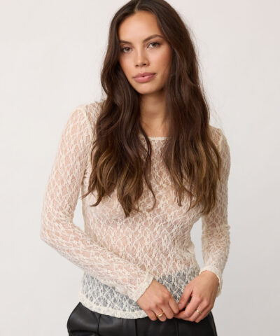 Alternative view of Co’couture – Barna O-Neck Blouse – Off-white