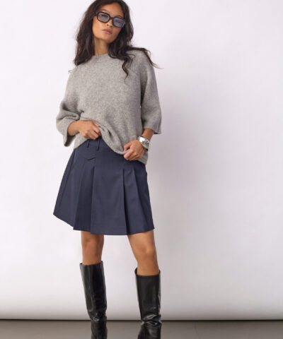 Alternative view of Co'Couture – Luna Pocket Pleat Mini Nederdel - Navy