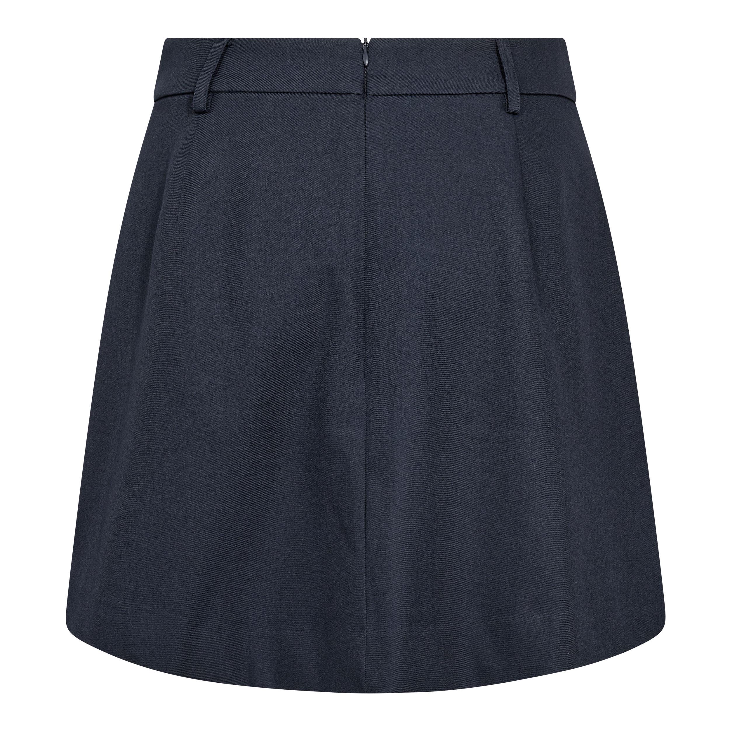 Co'Couture – Luna Pocket Pleat Mini Nederdel - Navy - Billede 6