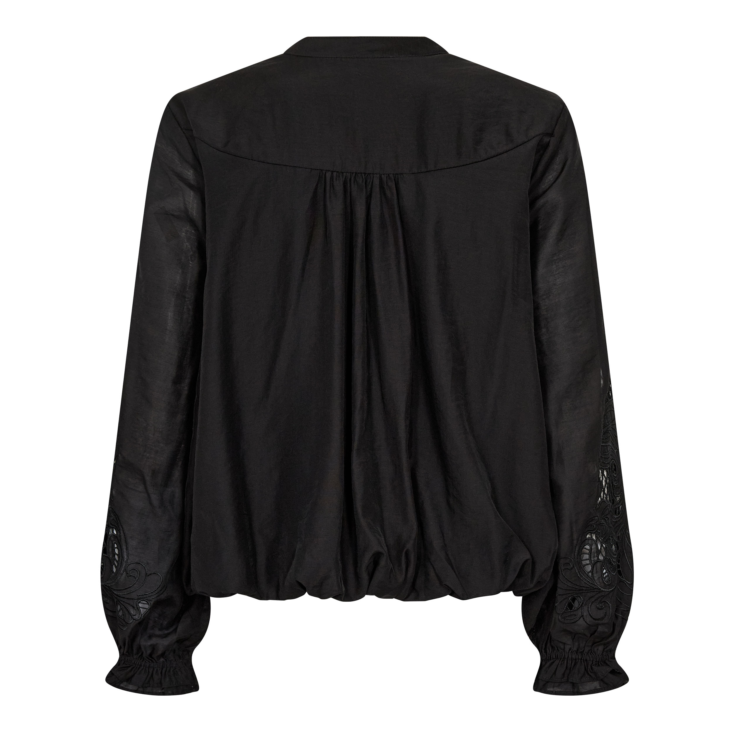Co'couture - Delin Balloon Emb Shirt - Black - Billede 6