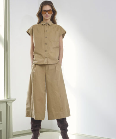 Alternative view of Co'couture - Evelyn Slit Back SS shirt - Sand