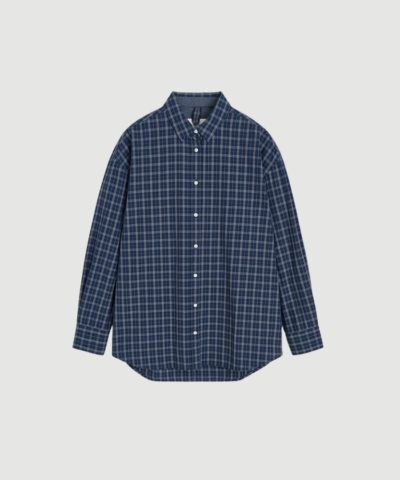 Aiayu - Shirt Check - Mix Navy