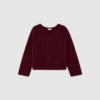 Vitow Sweater fra American Vintage i Dark Red Melange er en blød strik i alpaka- og uldblanding med afslappet pasform. En varm og stilfuld sweater med den populære fluffy Vitow‑kvalitet.