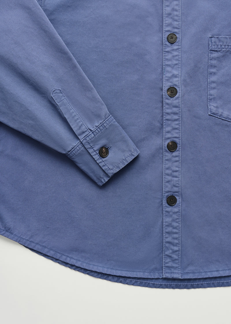 Aiayu - Casy Shirt Cotton - Washed French Blue - Billede 5