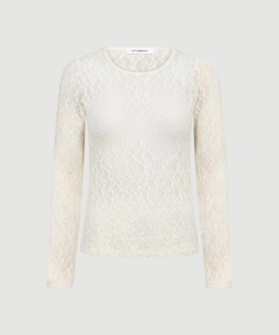 Co’couture – Barna O-Neck Blouse – Off-white
