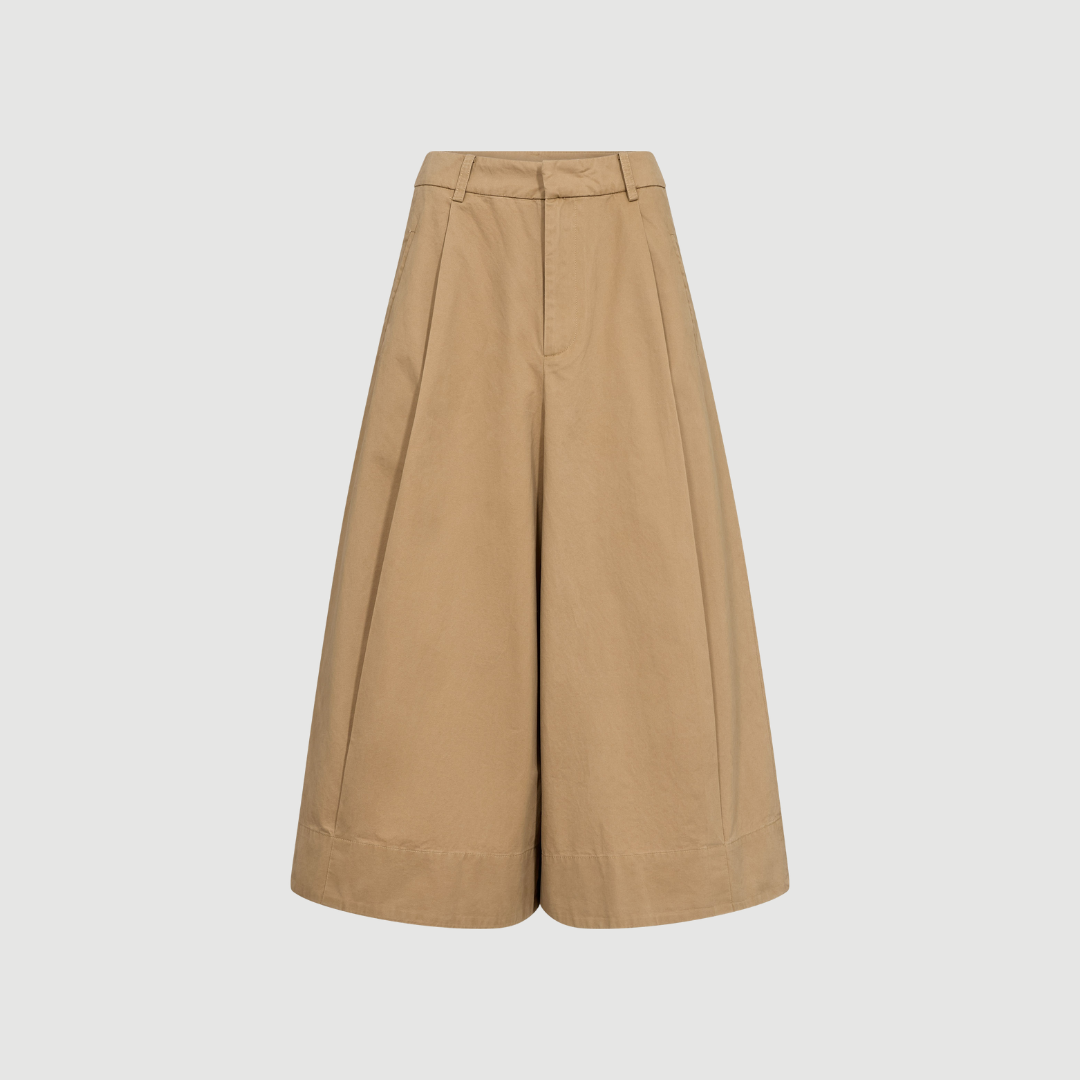 Co'couture - Evelyn Culotte Pant - Sand
