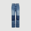 Shadow Knee Patch Jeans i Denim Blue er moderne bomuldsjeans med markante knee patch detaljer og autentisk denimlook. Perfekte til både hverdag og trendy outfits.
