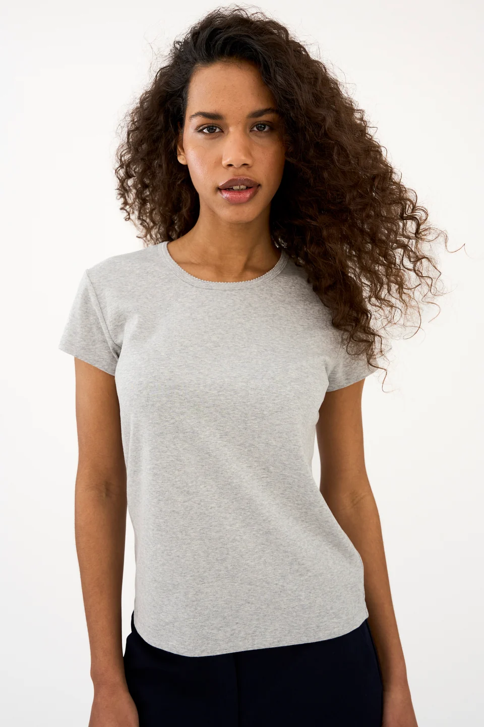 IVY - Anita Tee - Light grey - Billede 2