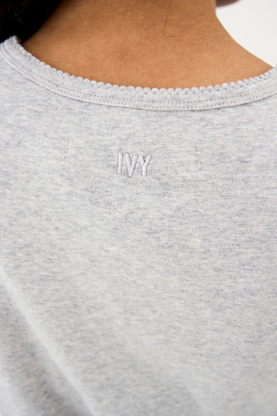 IVY - Anita Tee - Light grey - Billede 6