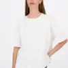 IVY - Elly Oversized Tee - White - Billede 3
