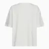 IVY - Elly Oversized Tee - White - Billede 4