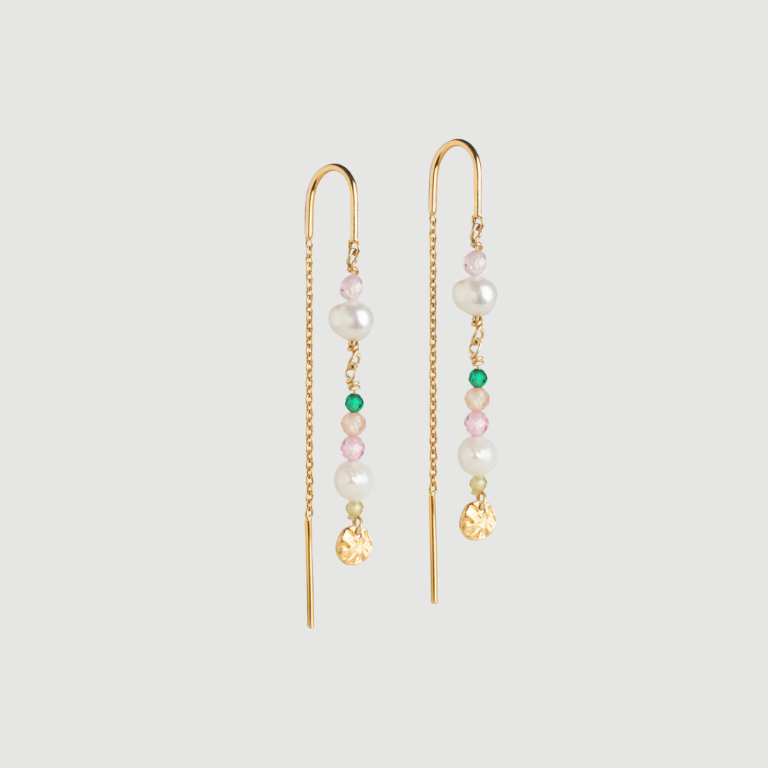 ENAMEL – Sofia Øreringe – Light pink