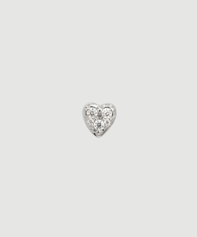 Stine A - Petit J'adore Earring - Silver
