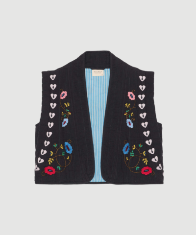 Sissel Edelbo - Samira Vest – Almost Black