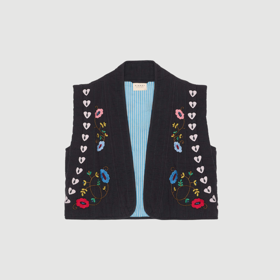 Sissel Edelbo - Samira Vest – Almost Black