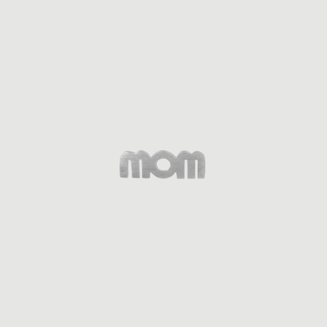 Stine A – Wow Mom Earring - Silver