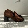 Billi Bi - Loafer m. Hæl - Brun