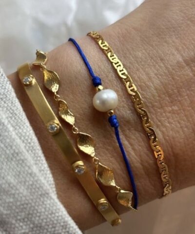 Alternative view of Stine A - Petit Link Bracelet - Gold