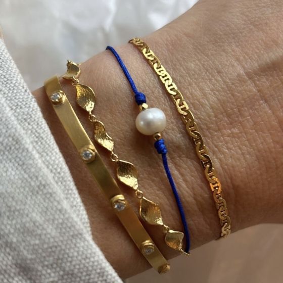Stine A - Petit Link Bracelet - Gold - Billede 2