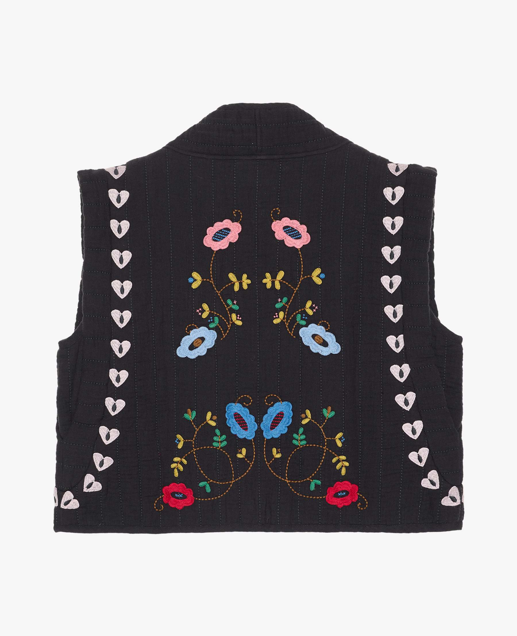 Sissel Edelbo - Samira Vest – Almost Black - Billede 8